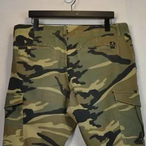 Camo Jack Jones cargo joggers army military outdoor men s size 36x 32 slim